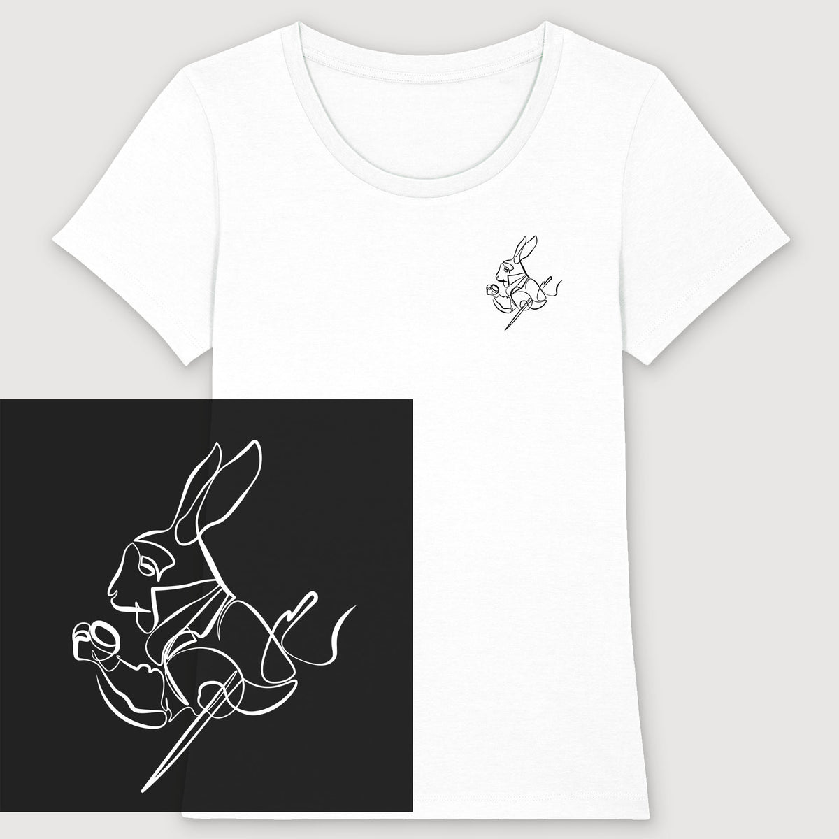 White Rabbit | Women&#39;s Organic T-Shirt