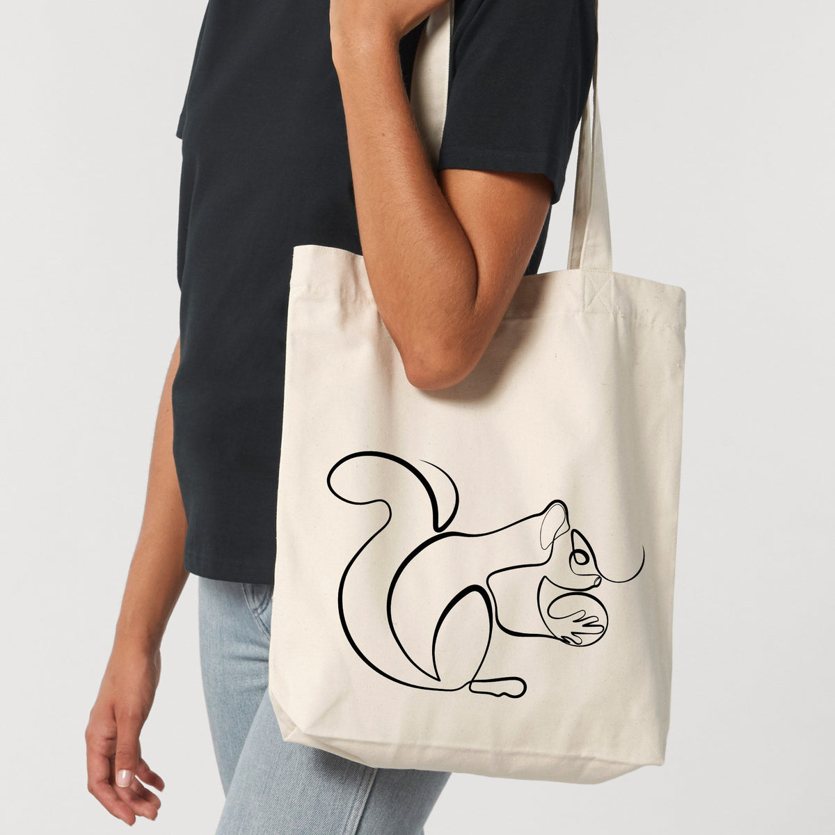 Squirrel | Organic Tote Bag