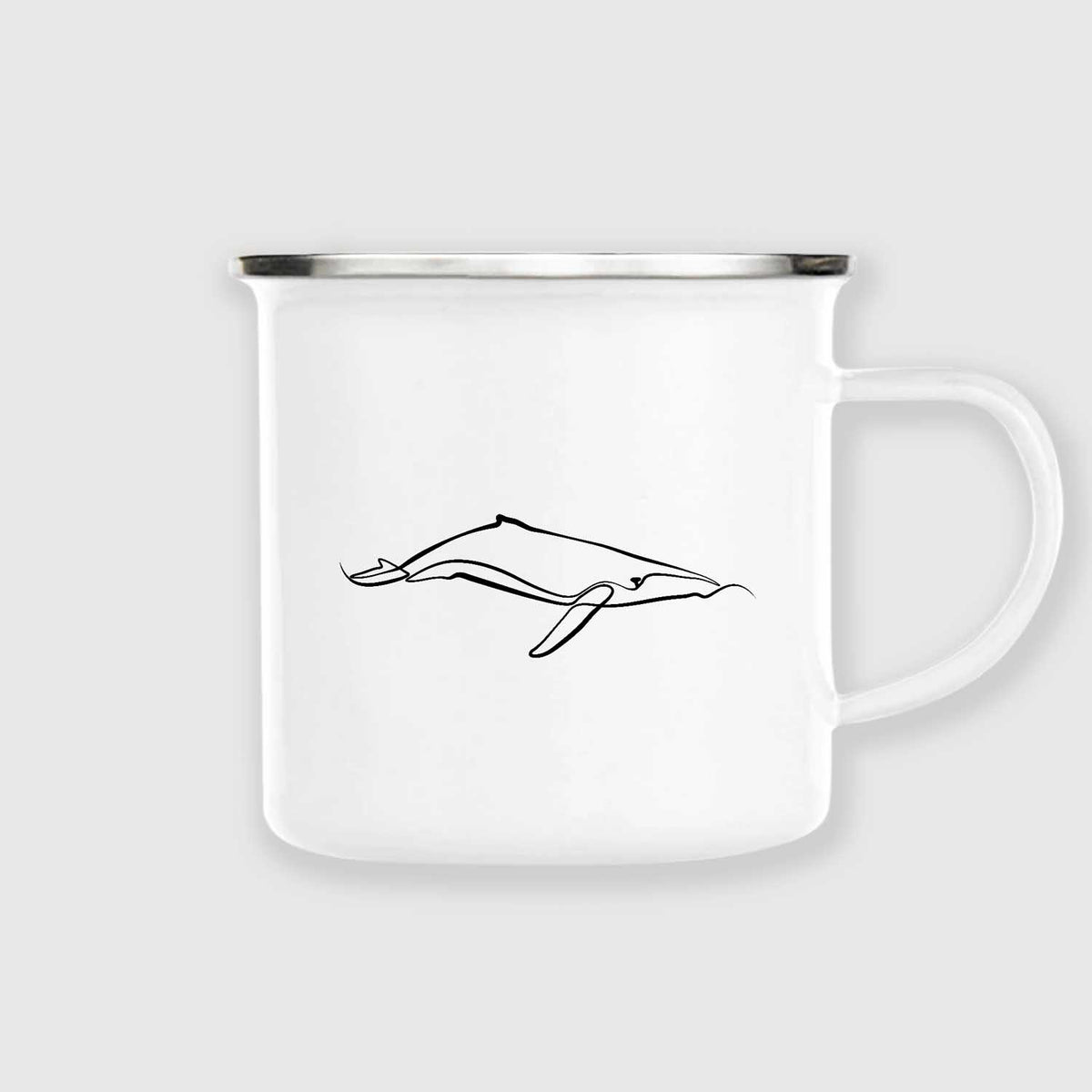 Humpback Whale | Enamel mug