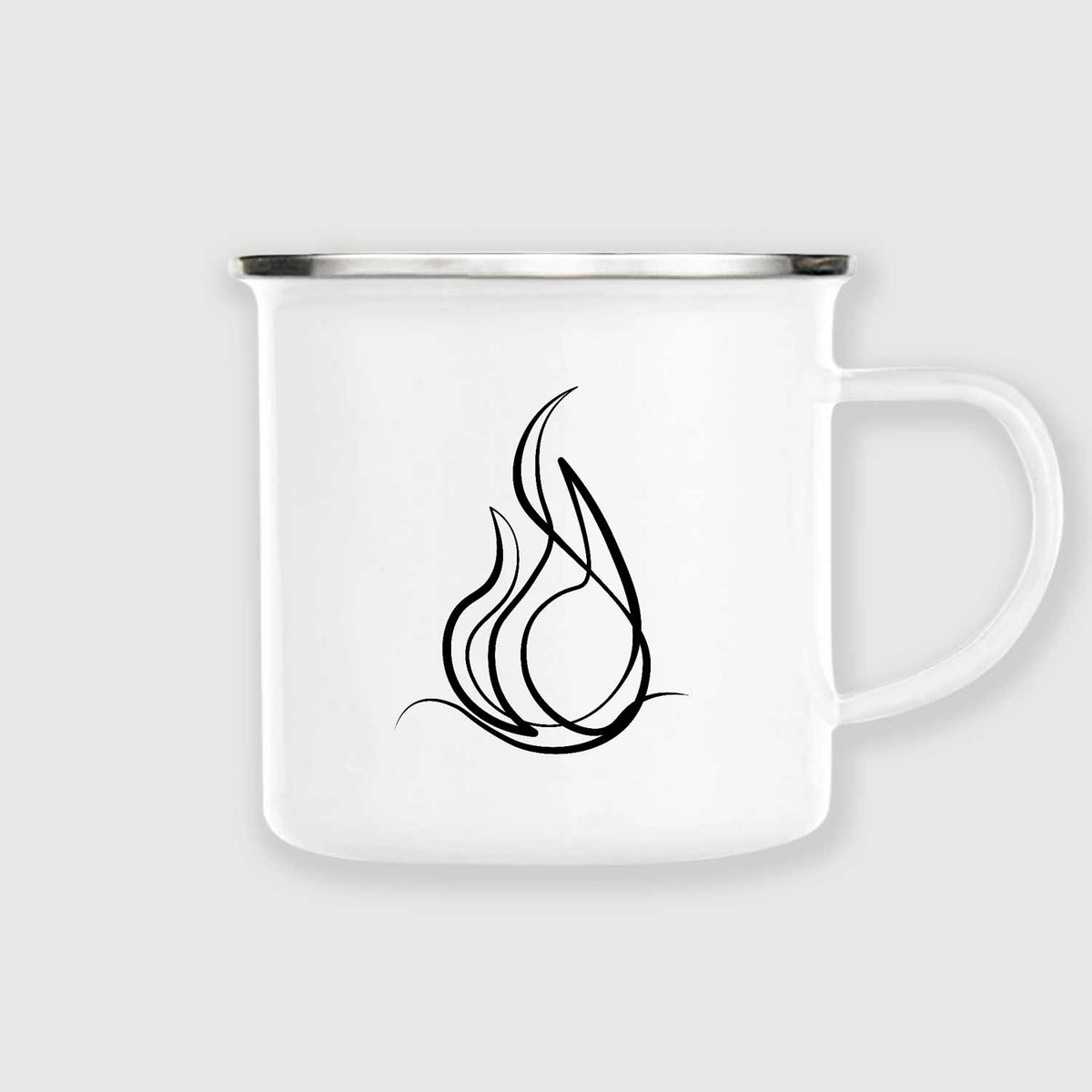 Fire | Enamel mug