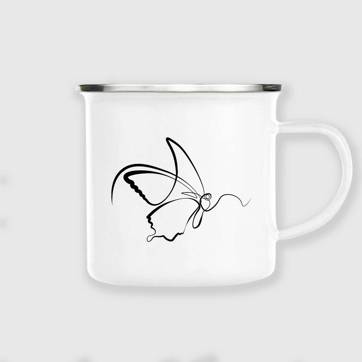 Butterfly | Enamel mug
