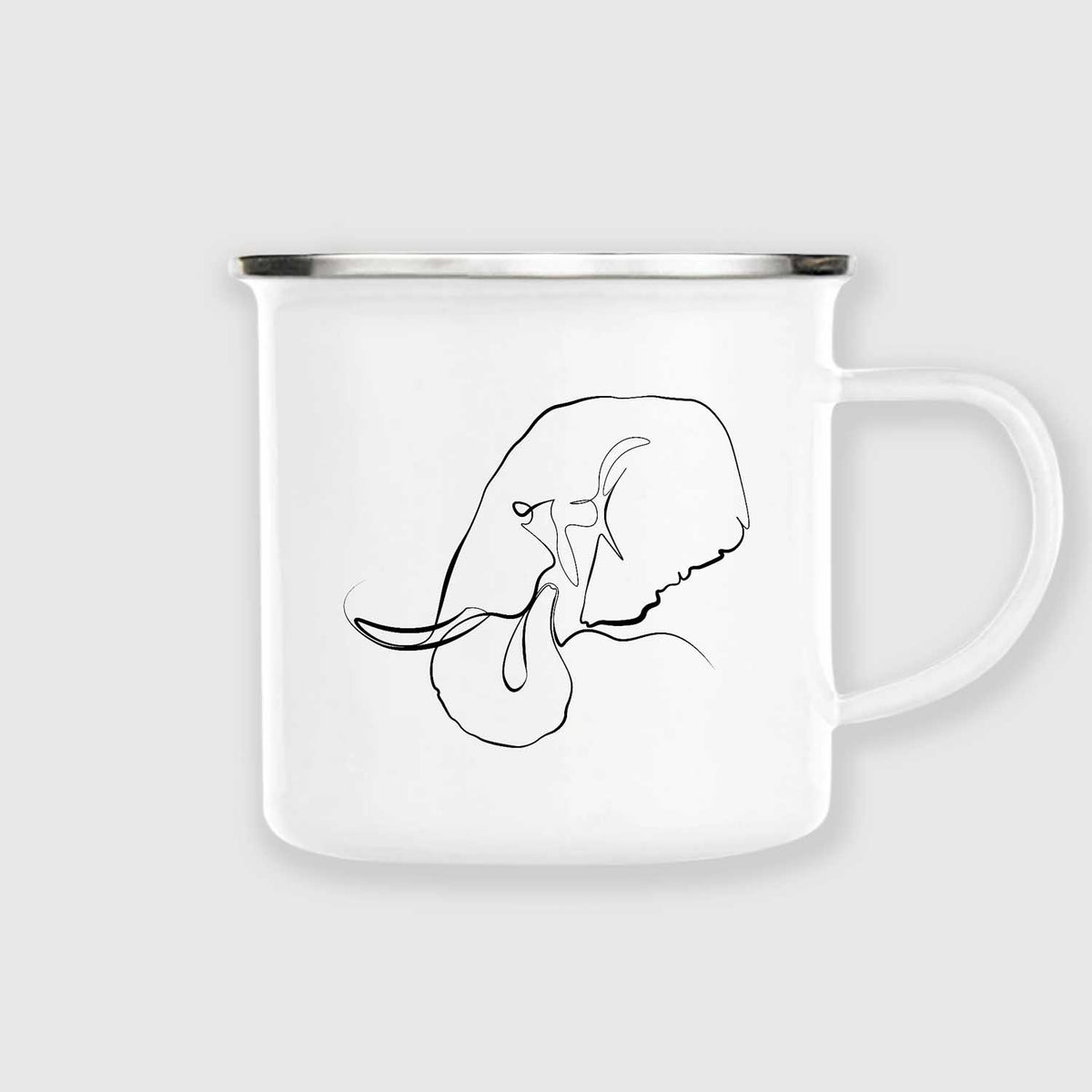Elephant | Enamel mug