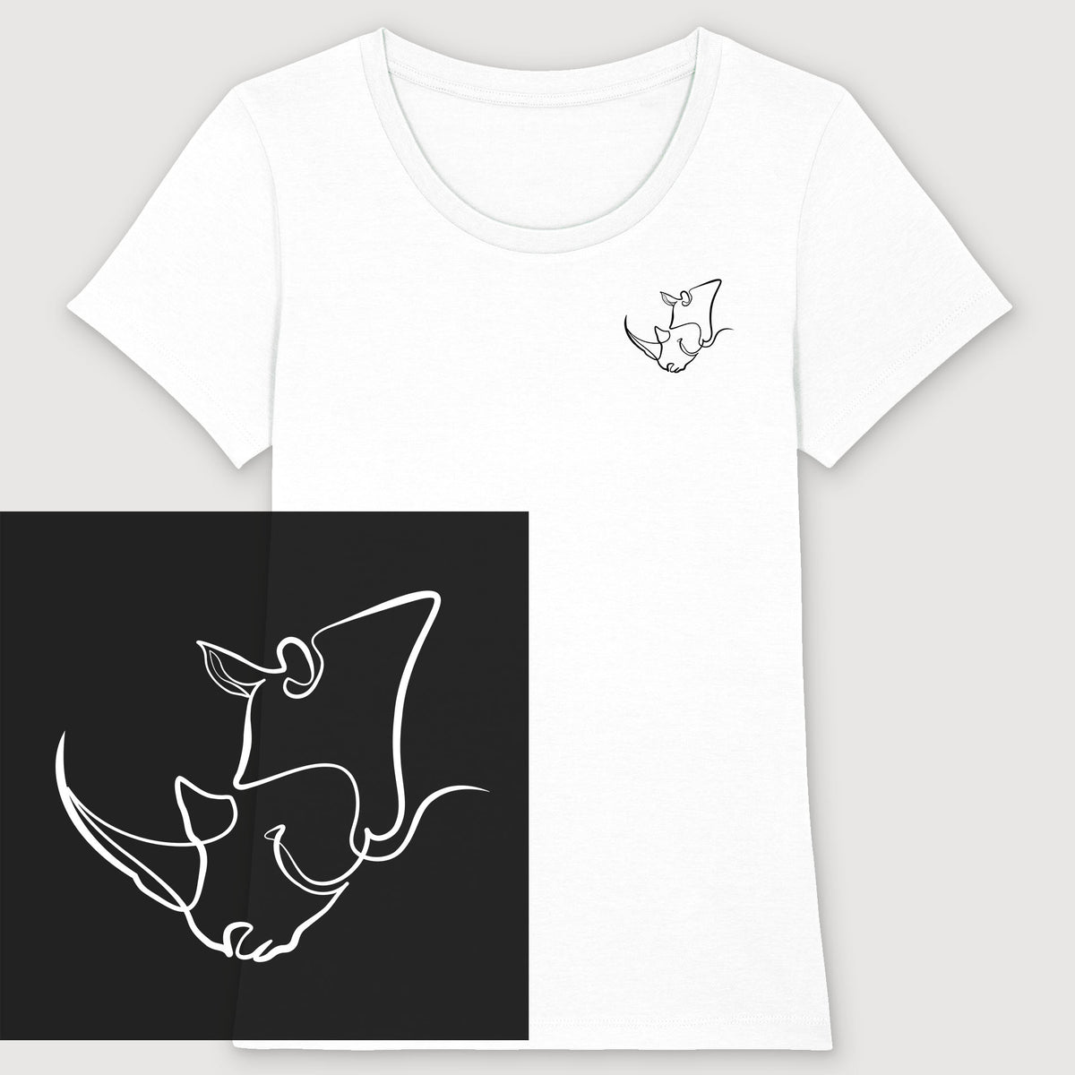 Rhino | Women&#39;s Organic T-Shirt