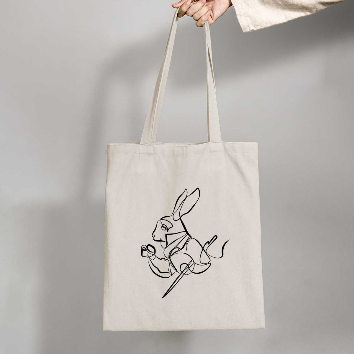 White Rabbit | Organic Tote Bag