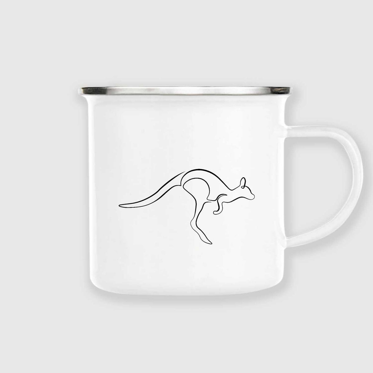 Kangaroo | Enamel mug
