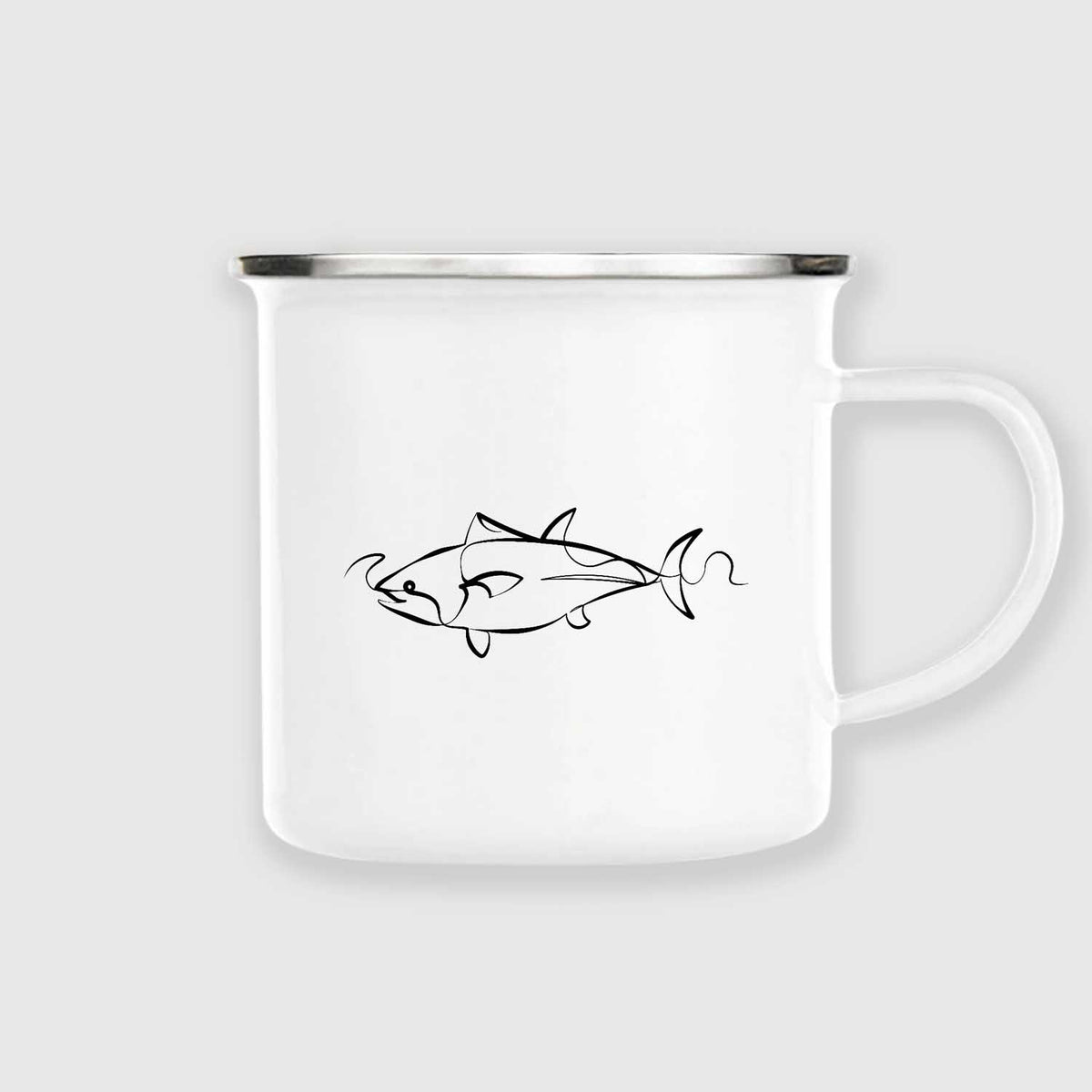 Fish | Enamel mug