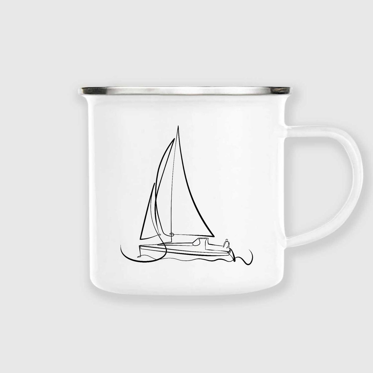Boat | Enamel Mug