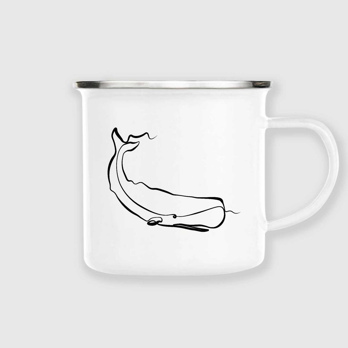 The Whale | Enamel mug