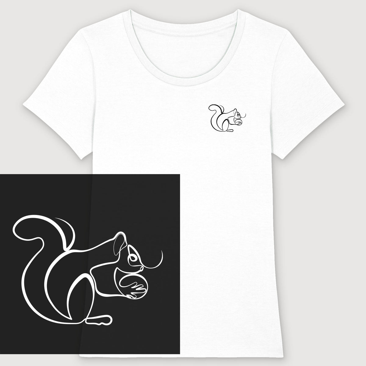Squirrel | Women&#39;s Organic T-Shirt