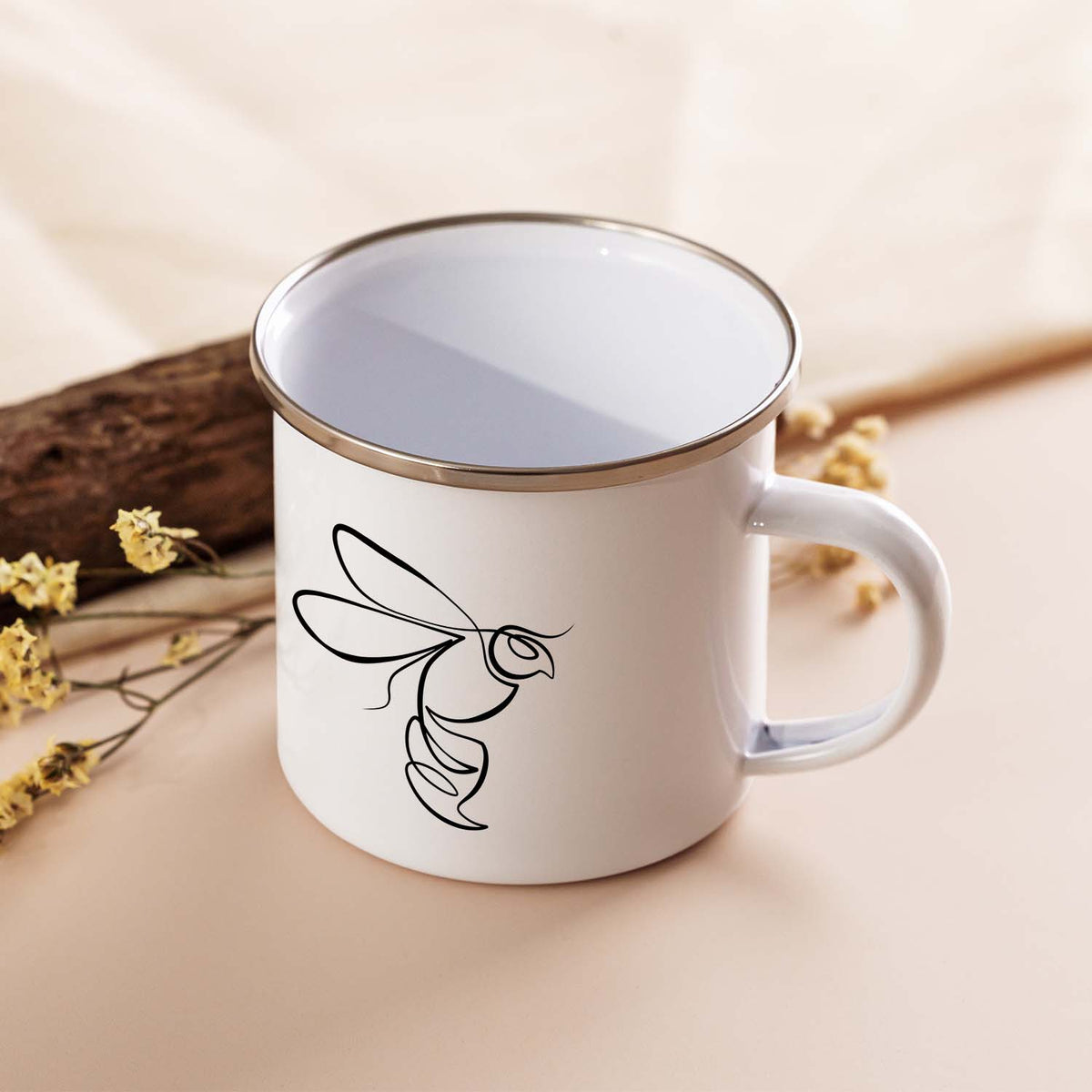 Bee | Enamel mug