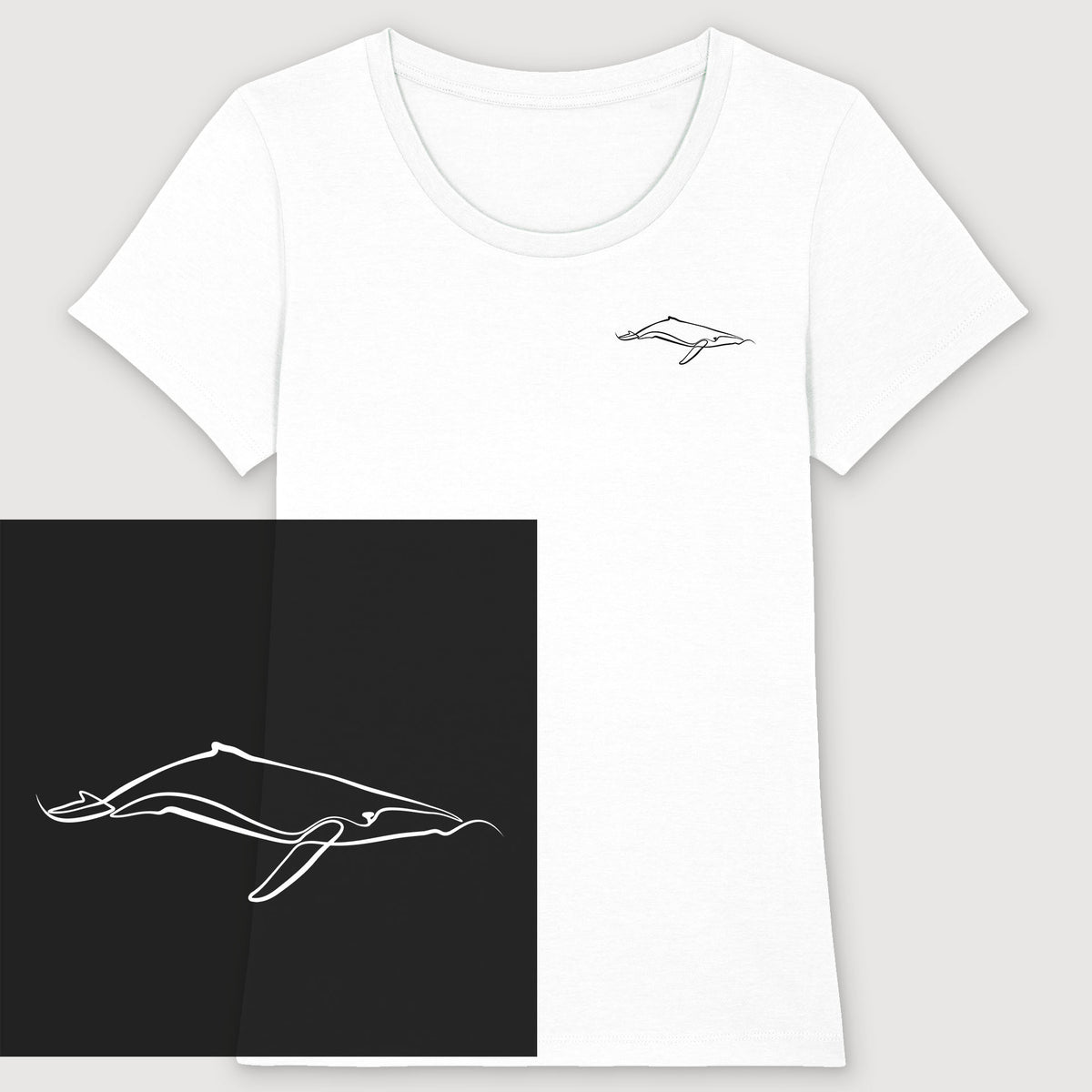 Humpback Whale | Women&#39;s Organic T-Shirt