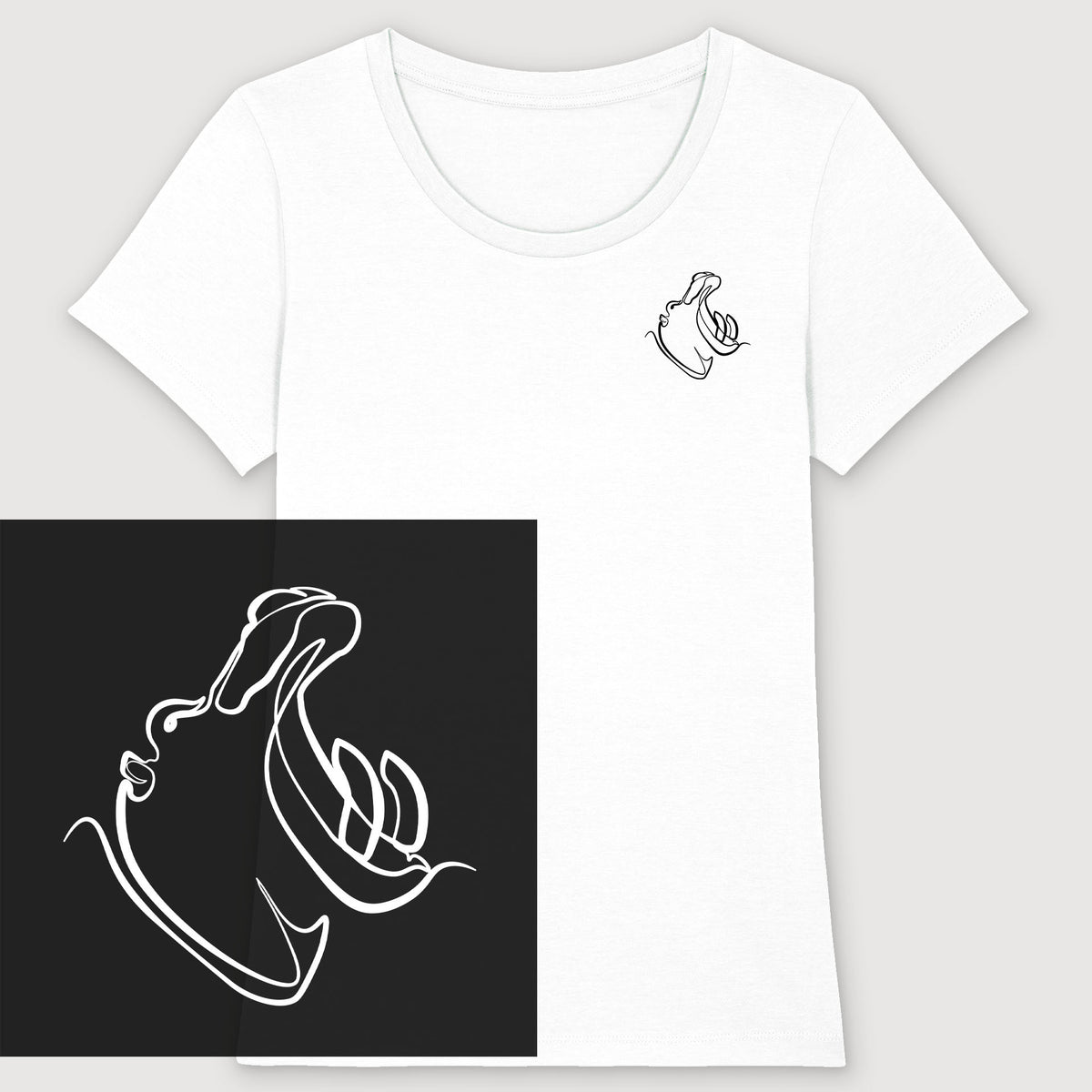 Hippo | Women&#39;s Organic T-Shirt
