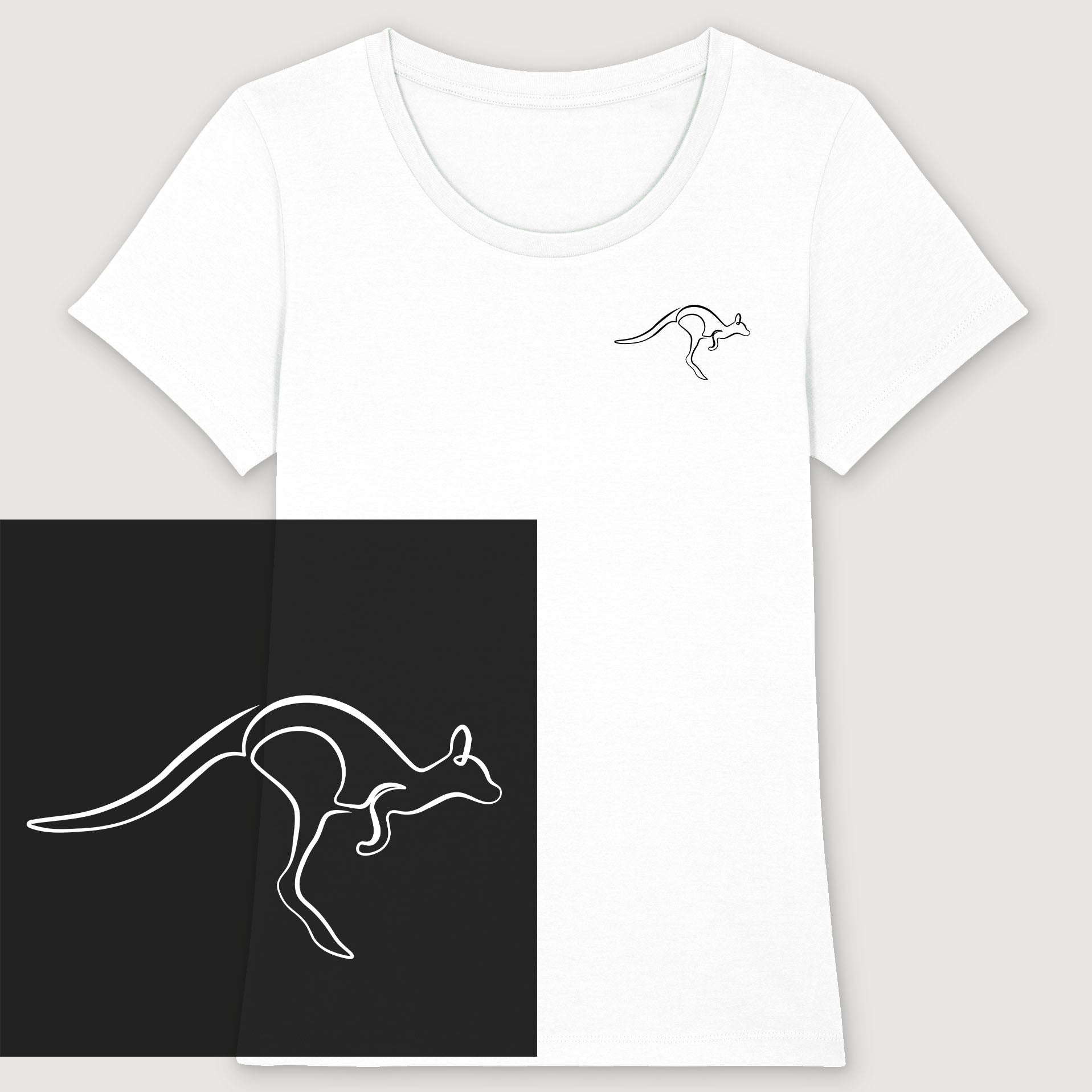 Organic Women\'s Those Kangaroo - | Liners T-Shirt One