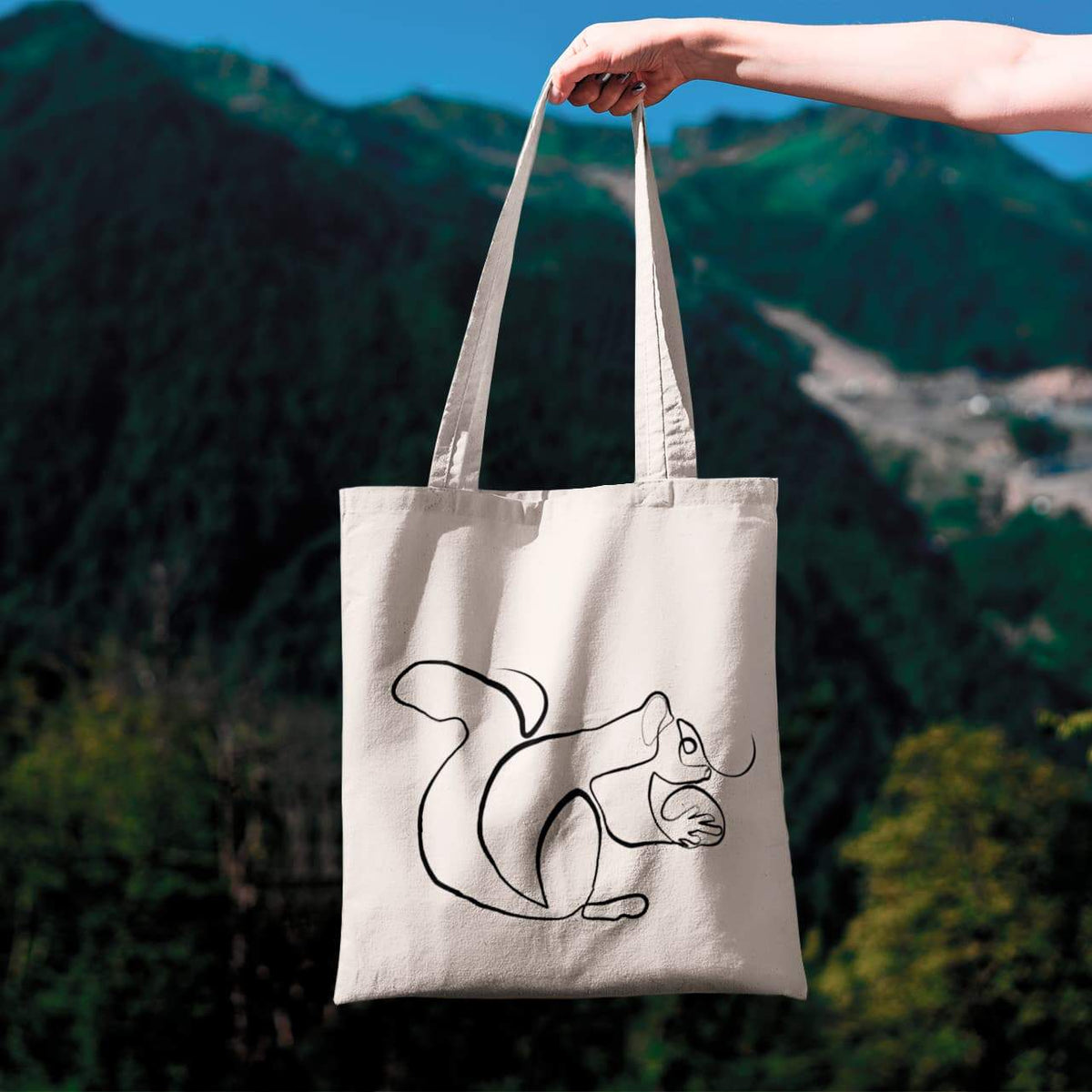 Squirrel | Organic Tote Bag